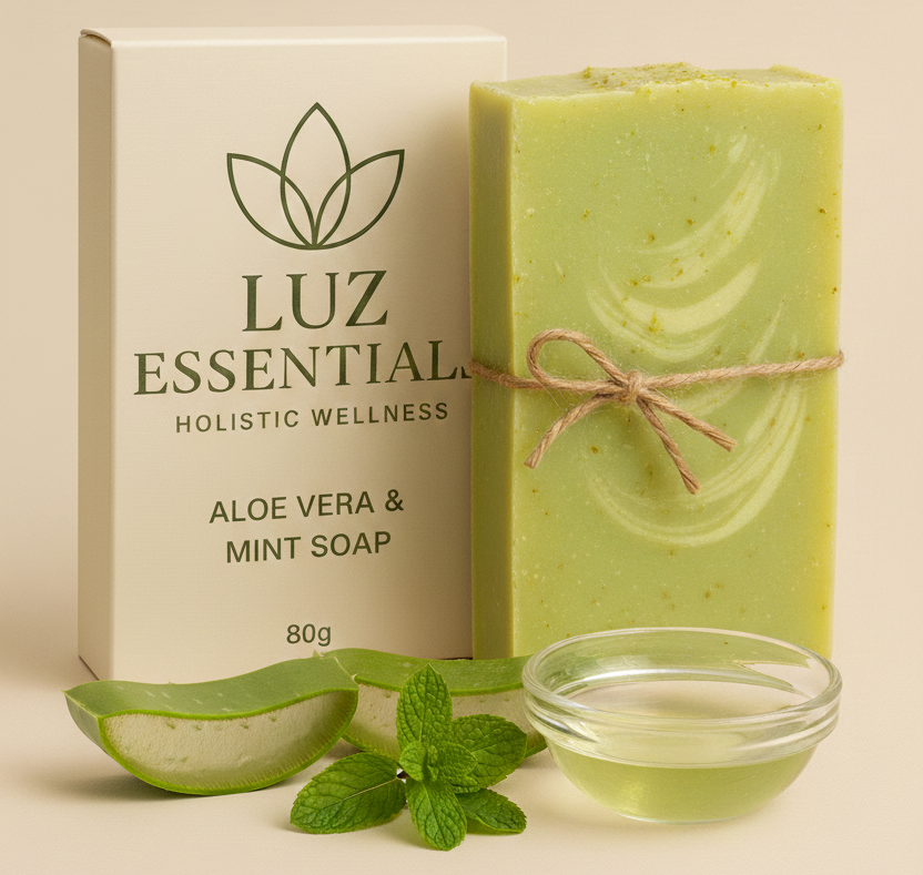 Jabón de Aloe Vera y Menta